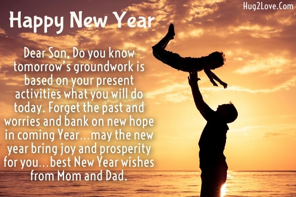 New Year Wishes Quotes For Son From Father