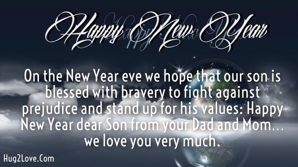 Son In Law New Year Wishes Quotes Image