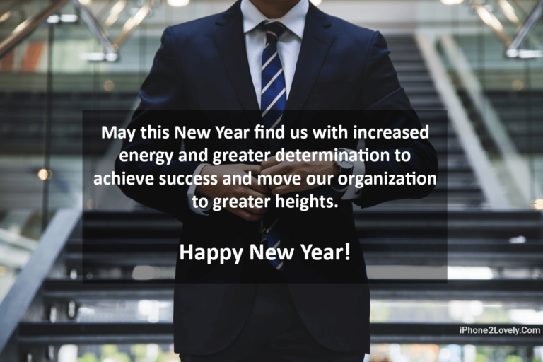 New Year Wishes 2025 For Clients Office Business Man 