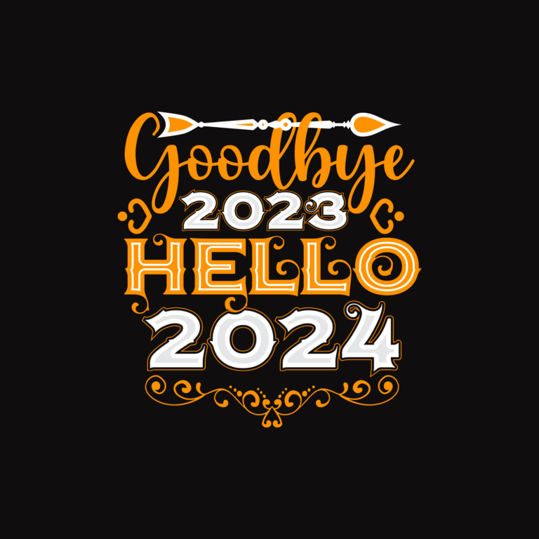 Welcome 2024 Year And To Goodbye 2023 Year