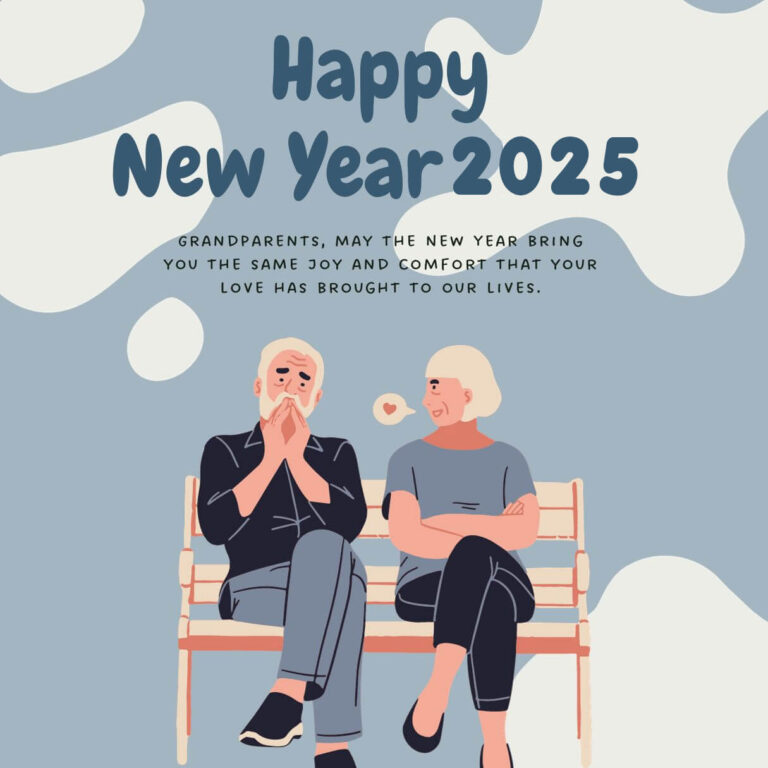 2025 Happy New Year Wishes For Grandparents